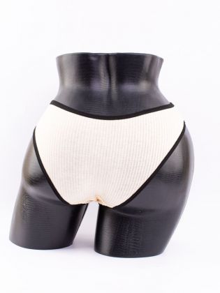 Слипы в рубчик с черной полоской - фото 3