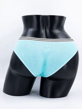 Слипы в рубчик с двумя черными полосками - фото 3