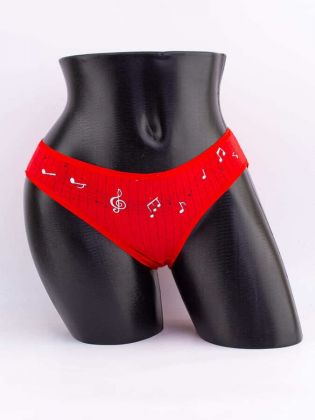 Слипы с принтом "ноты" - фото 1