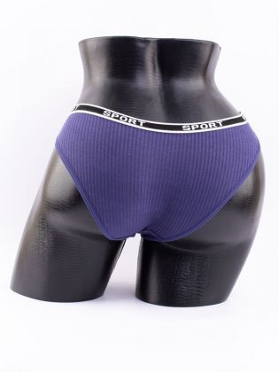 Слипы в рубчик с надписью "sport" - фото 3