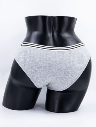 Слипы в рубчик с двумя черными полосками - фото 3