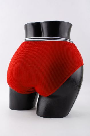 Слипы в рубчик с двумя черными полосками - фото 3