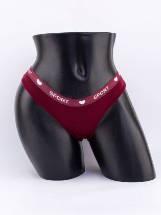 Слипы с эластичным поясом с надписью "sport" - фото 1