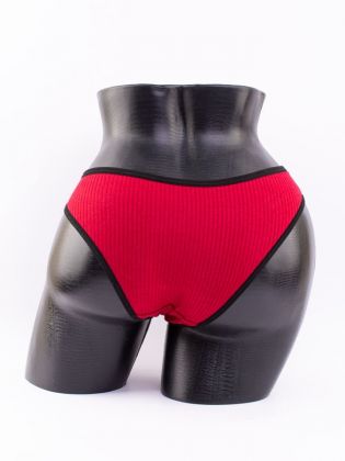 Слипы в рубчик с черной полоской - фото 3