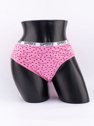 Слипы "maiden heart" с сердечками и эластичным поясом - фото 1