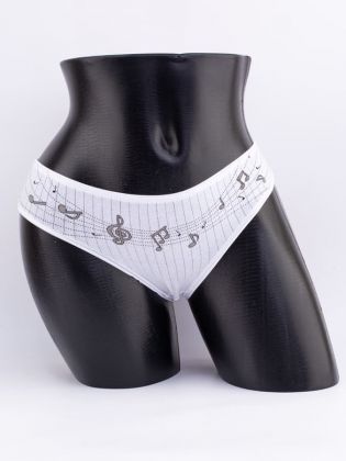 Слипы с принтом "ноты" - фото 1