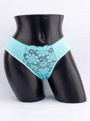 Слипы с кружевом спереди - фото 1