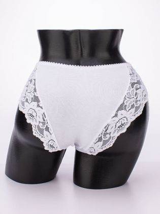 Слипы с цветочным кружевом - фото 3