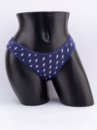 Слипы с принтом "молния" - фото 1