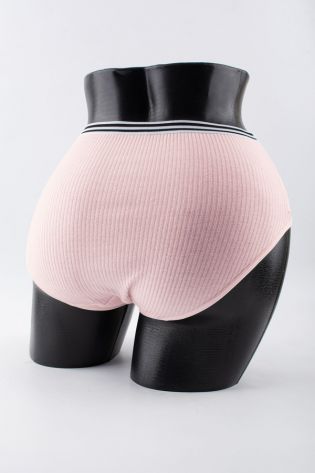 Слипы в рубчик с двумя черными полосками - фото 3