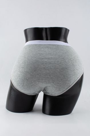 Слипы в рубчик с белым поясом - фото 3