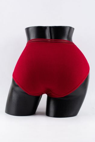 Слипы в рубчик с прозрачным поясом - фото 3