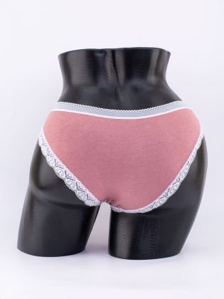 Слипы с кружевной окантовкой и эластичным поясом - фото 3