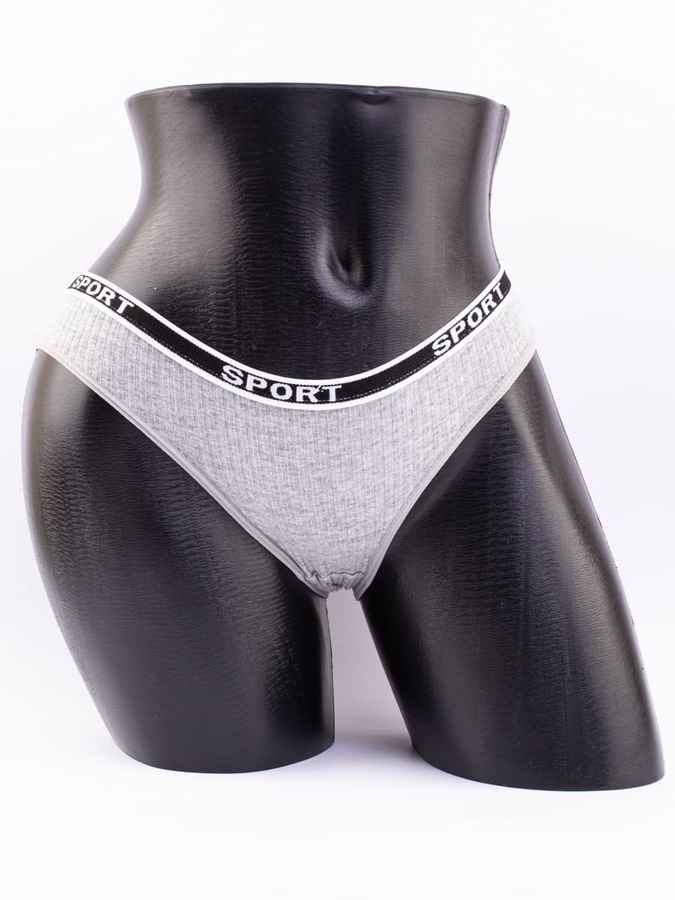 Слипы в рубчик с надписью "sport"