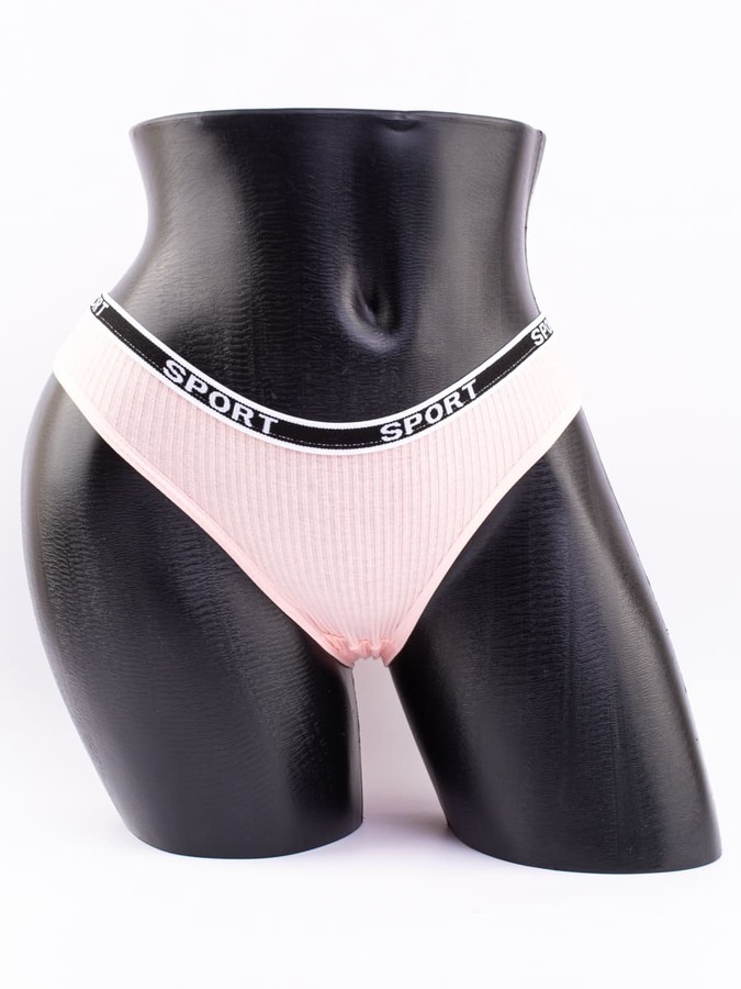 Слипы в рубчик с надписью "sport"