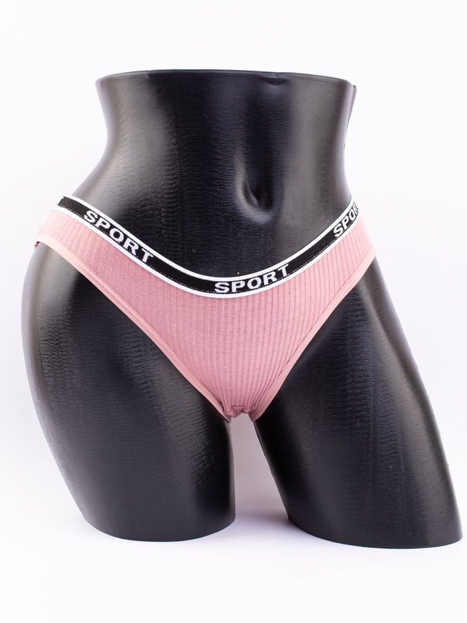 Слипы в рубчик с надписью "sport"