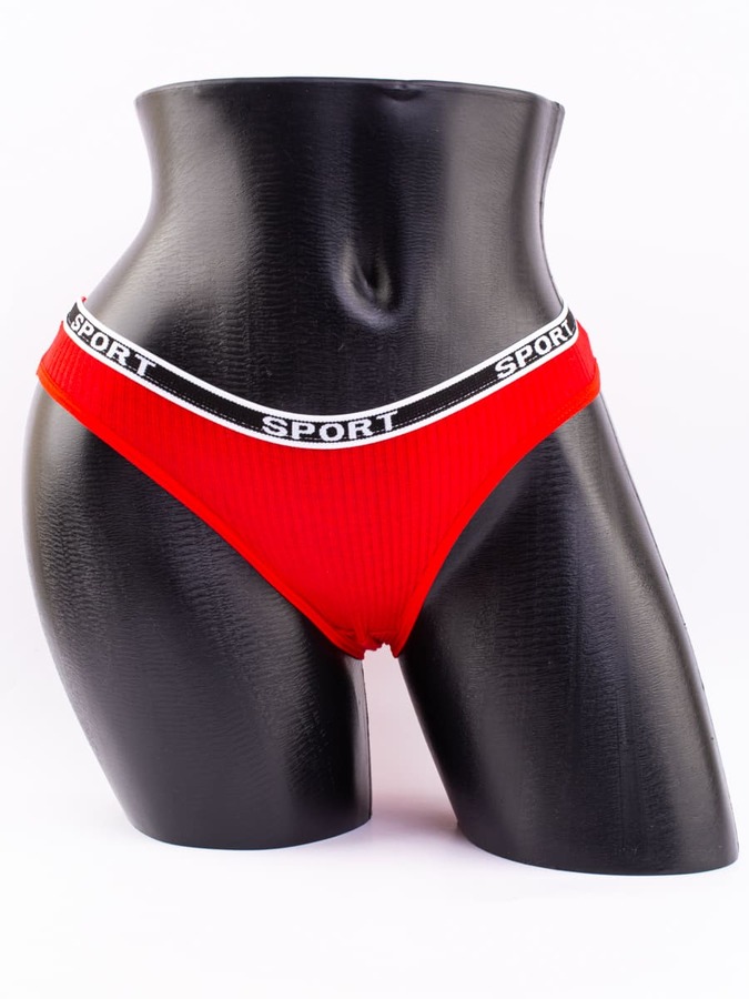 Слипы в рубчик с надписью "sport"