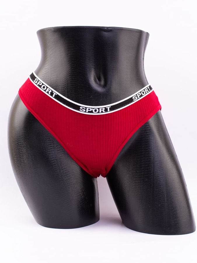 Слипы в рубчик с надписью "sport"