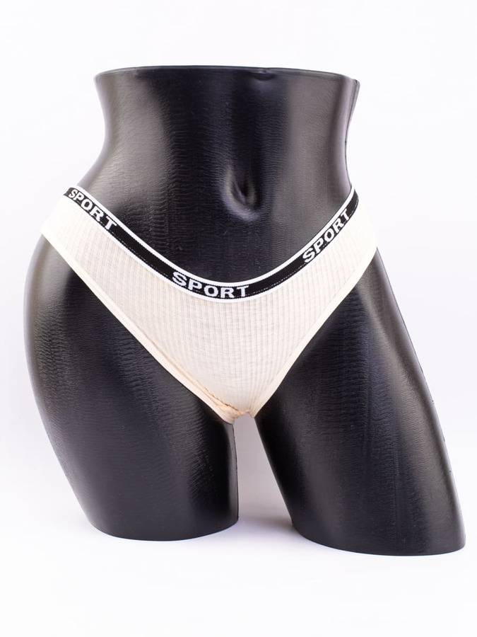 Слипы в рубчик с надписью "sport"