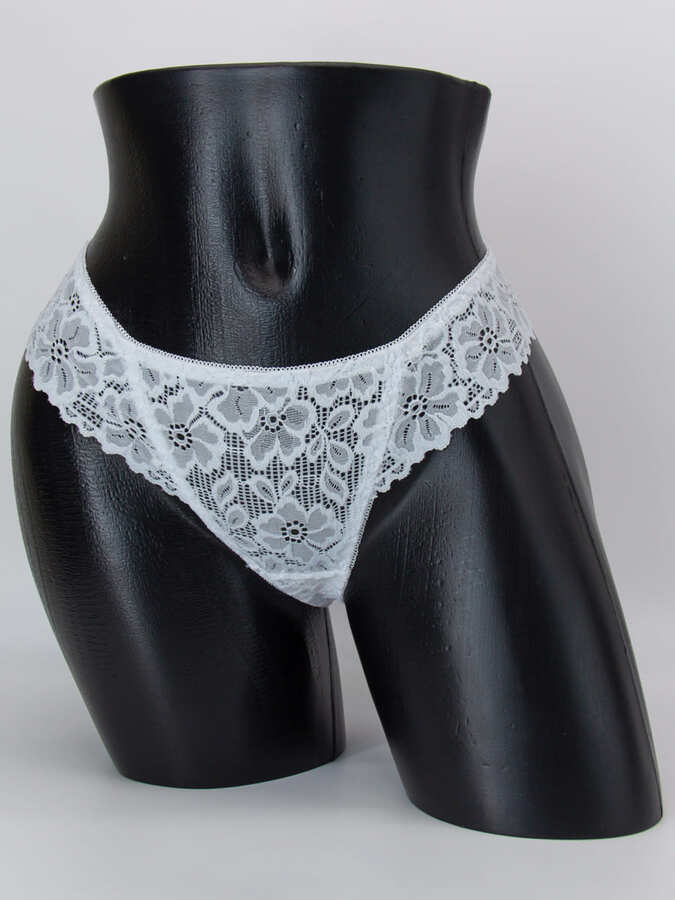 Стринги гипюровые №2