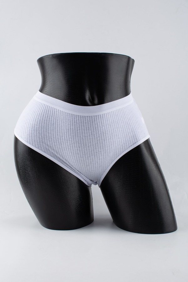 Слипы в рубчик с белым поясом