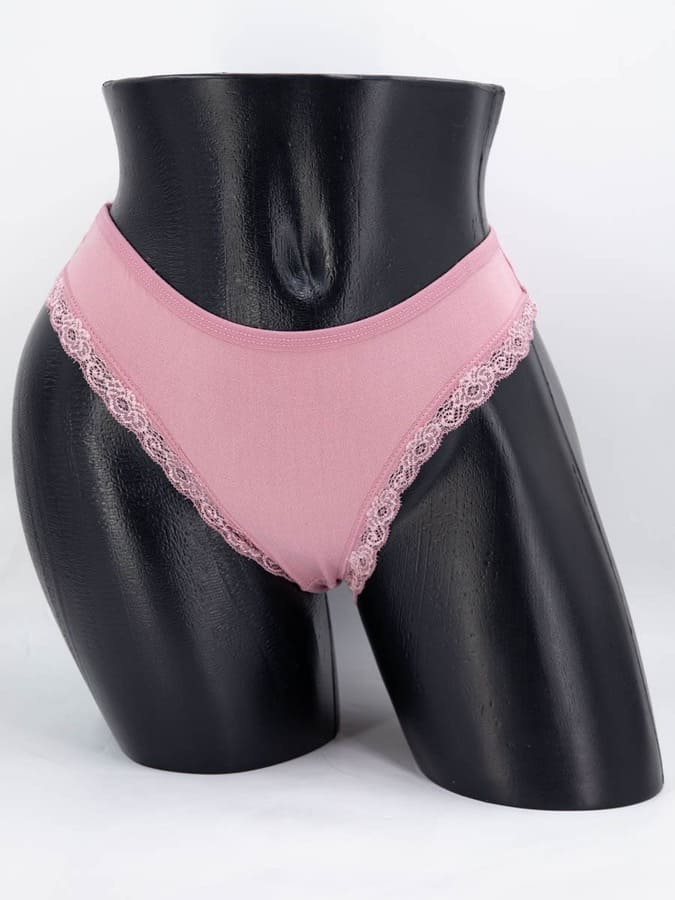 Бамбуковые слипы с кружевом