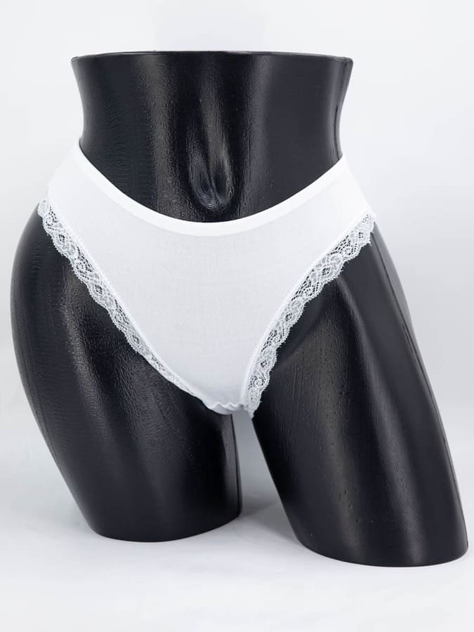 Бамбуковые слипы с кружевом