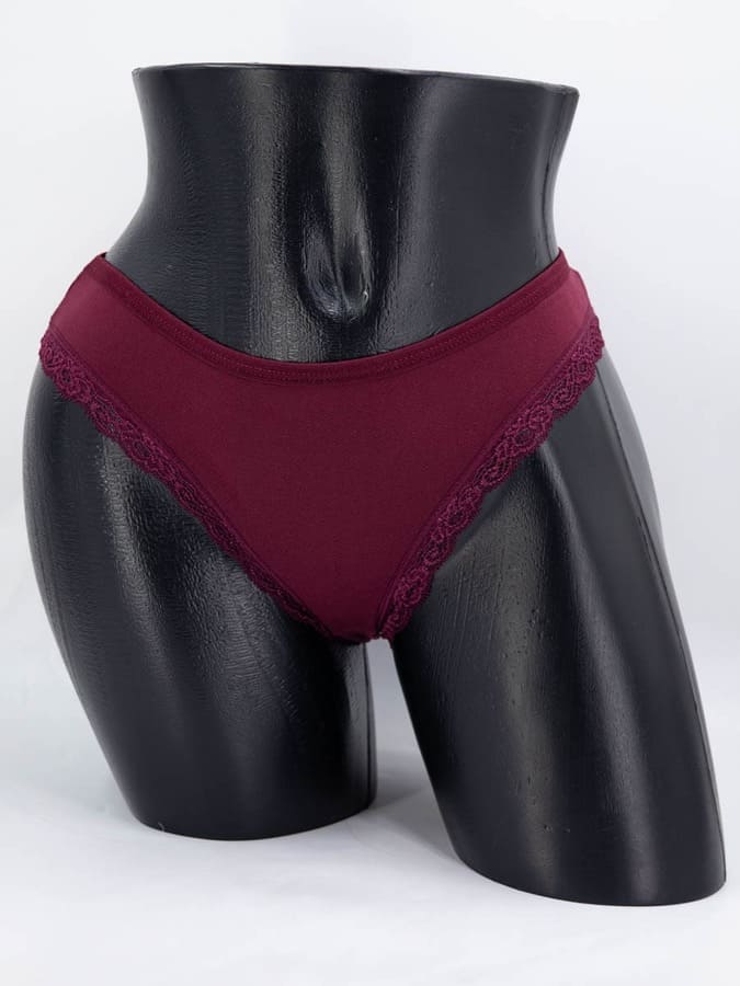 Бамбуковые слипы с кружевом