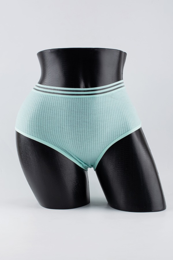 Слипы в рубчик с прозрачным поясом