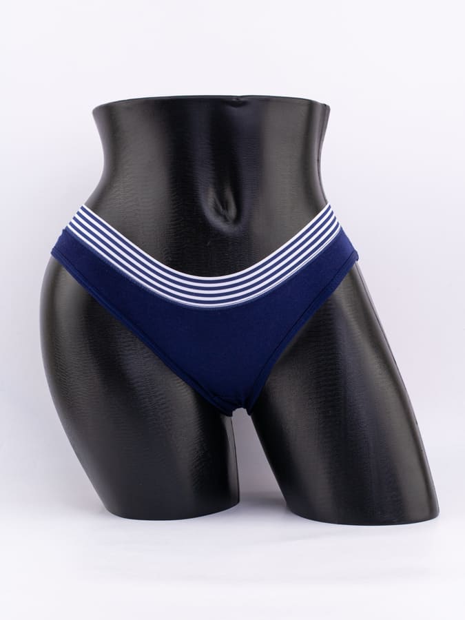 Слипы с эластичным поясом "зебра"