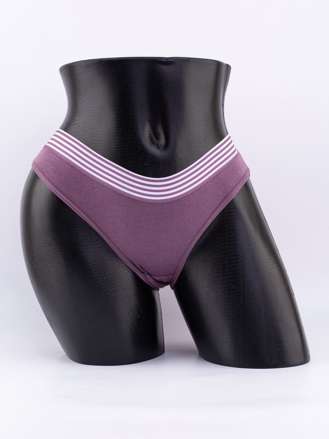 Слипы с эластичным поясом "зебра"