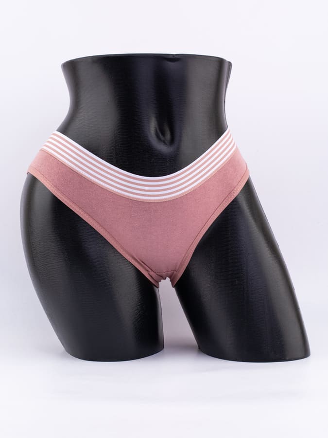 Слипы с эластичным поясом "зебра"