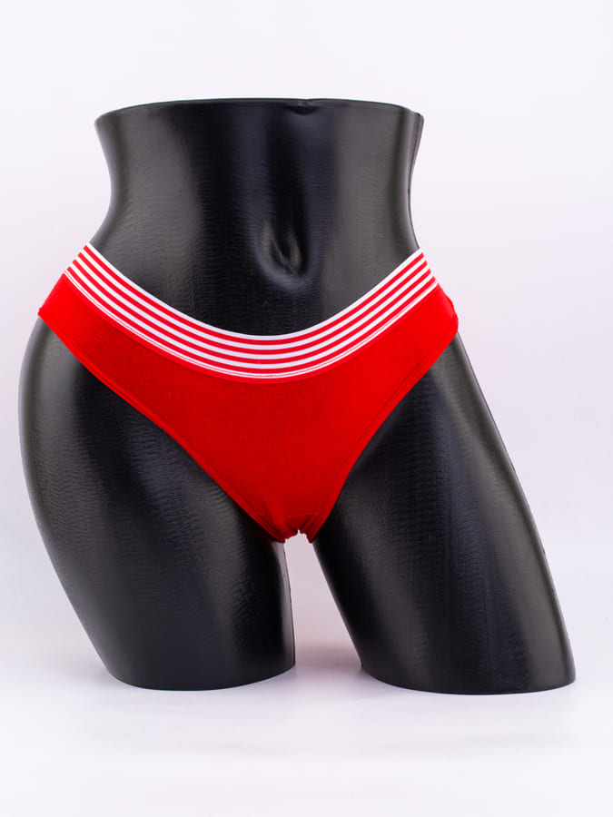 Слипы с эластичным поясом "зебра"