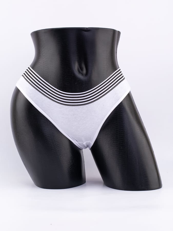 Слипы с эластичным поясом "зебра"