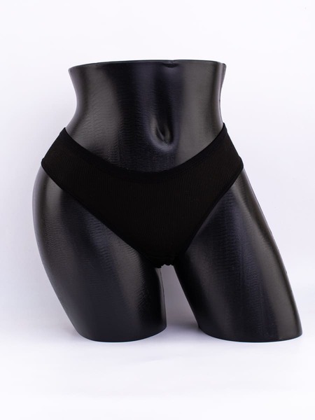 Слипы в рубчик с кружевом №1