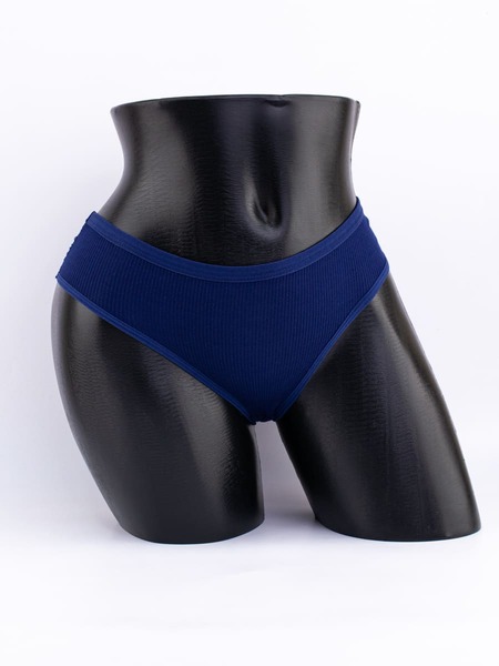 Слипы в рубчик с кружевом №1