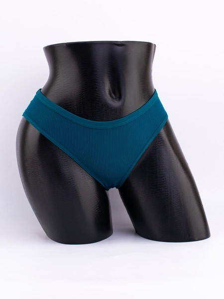 Слипы в рубчик с кружевом №1