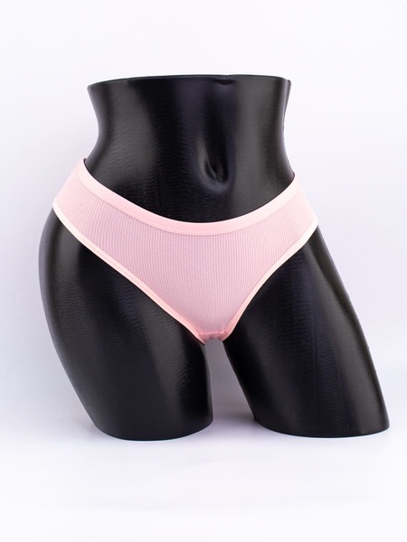 Слипы в рубчик с кружевом №1