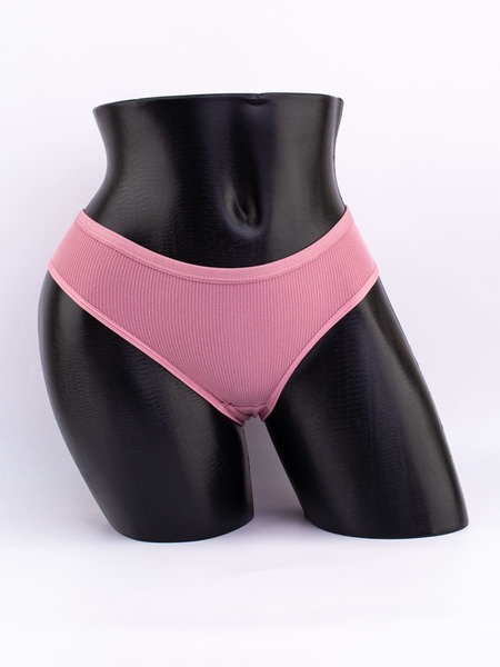 Слипы в рубчик с кружевом №1