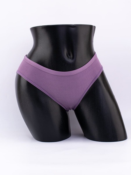 Слипы в рубчик с кружевом №1