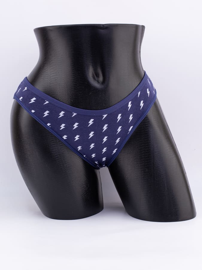 Слипы с принтом "молния"