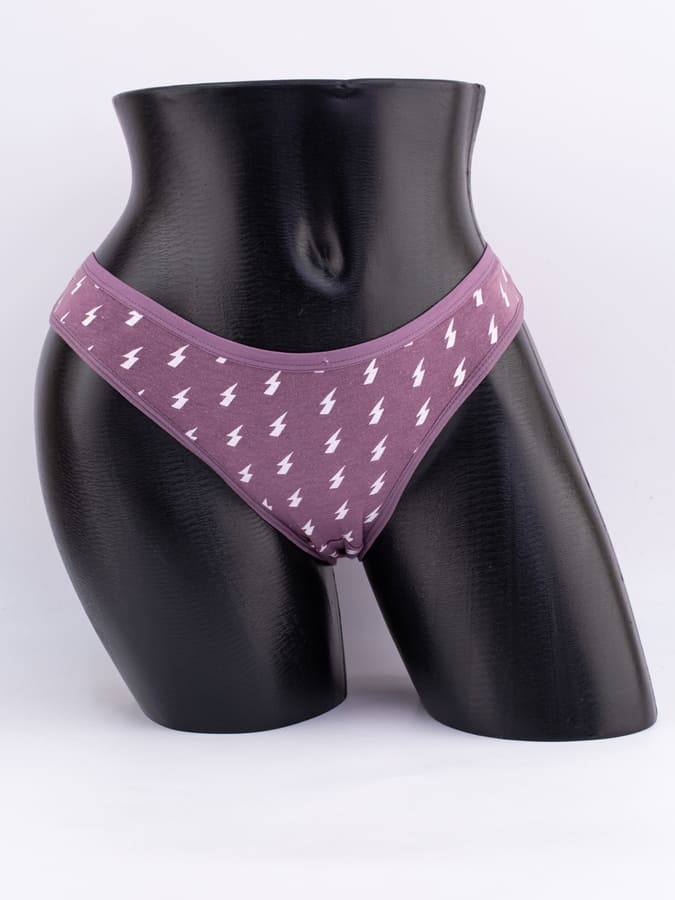 Слипы с принтом "молния"