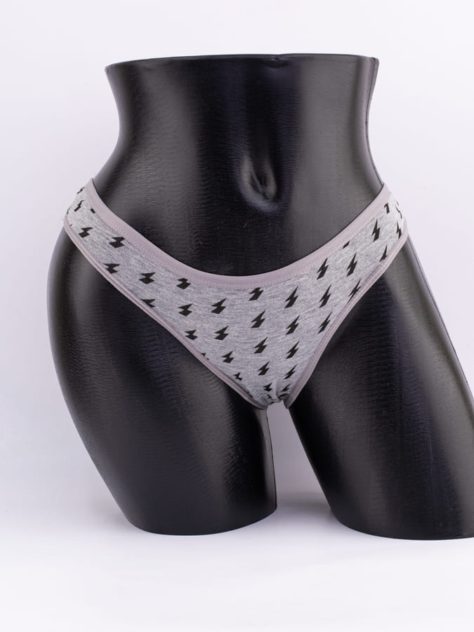 Слипы с принтом "молния"