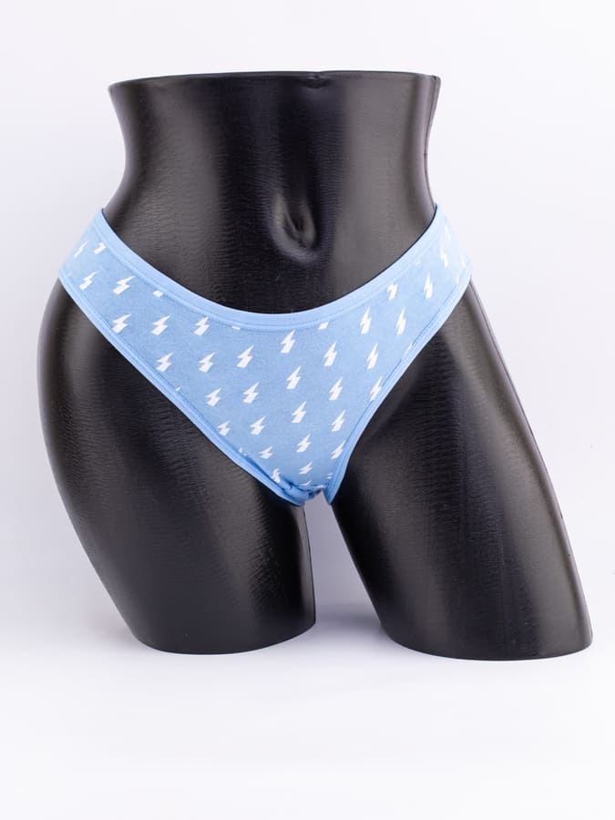 Слипы с принтом "молния"