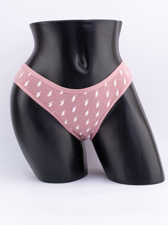 Слипы с принтом "молния"