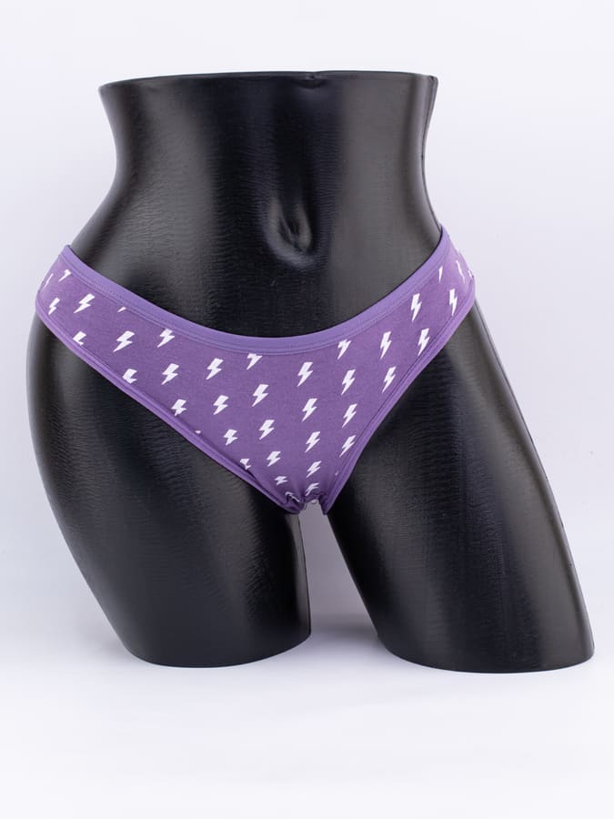 Слипы с принтом "молния"