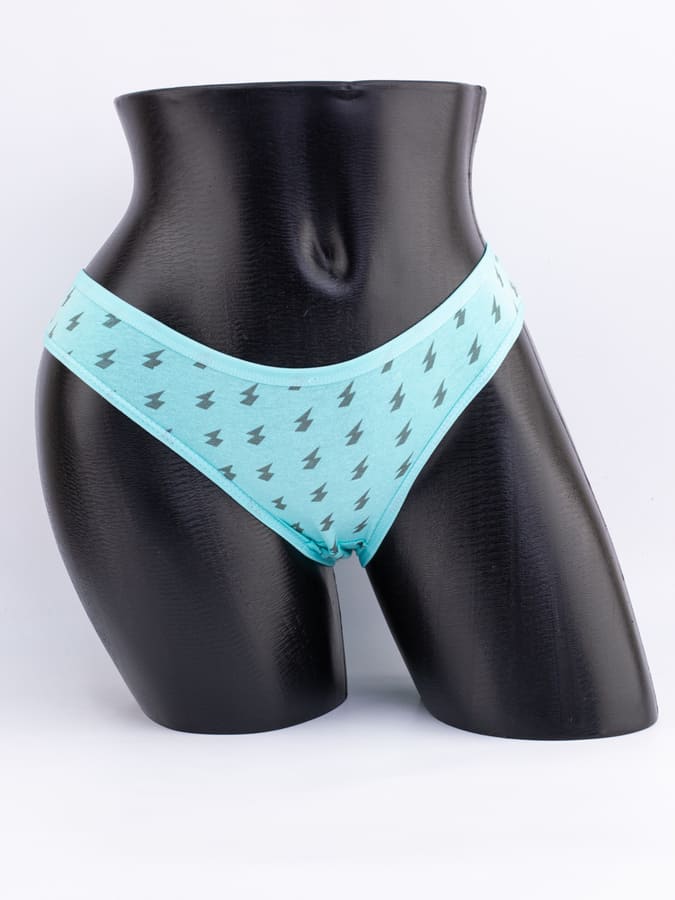 Слипы с принтом "молния"