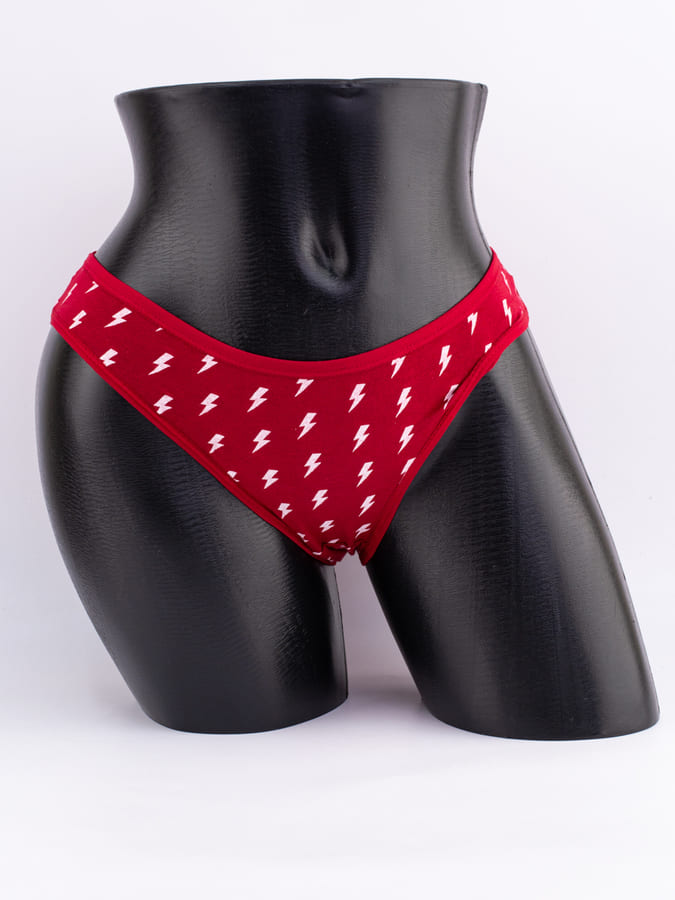 Слипы с принтом "молния"