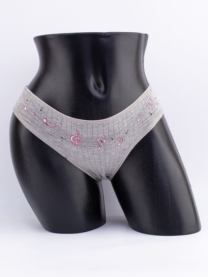 Слипы с принтом "ноты"