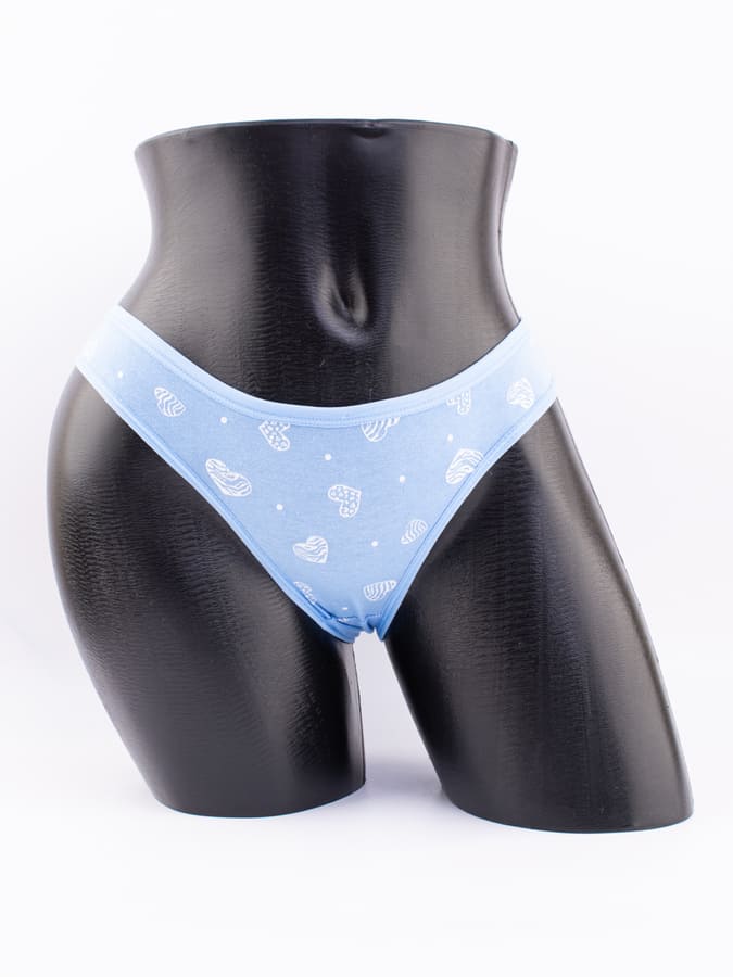 Слипы принтом "сердечки"